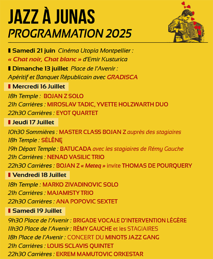Jazz a Junas 2025 prog